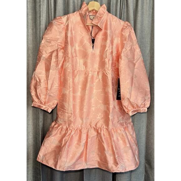 TUCKERNUCK Bellini Fil Coupe Palmerston Mini Dress Pink Size Large - Picture 7 of 13